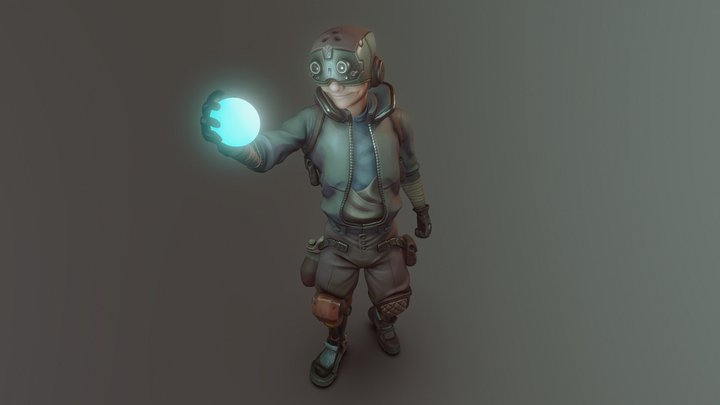 Sand Surfer 3D Model
