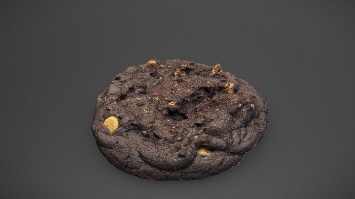 Chocolate Peanut Butter Cookie 3D Scan 3D Model