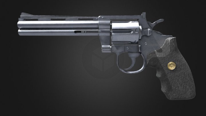 357 Magnum Revolver – Modelo 3D gratuito STL