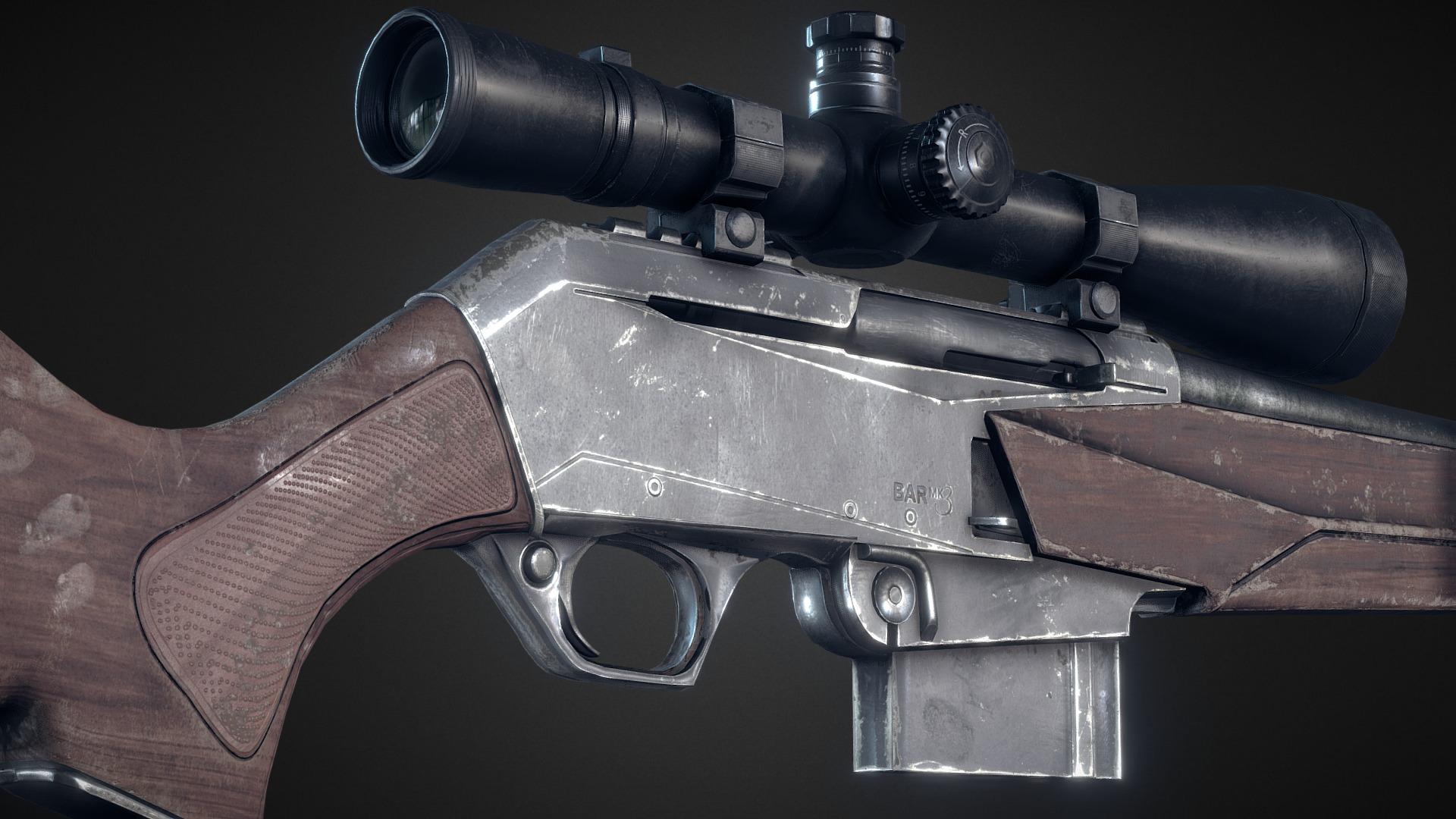 BAR MK3 Sniper Rifle - Buy Royalty Free 3D model by Juani Forn ...