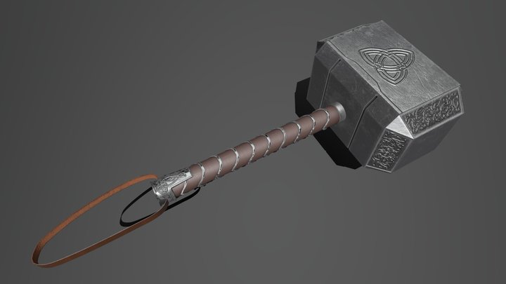 Thor's Hammer (Mjöllnir) 3D Model