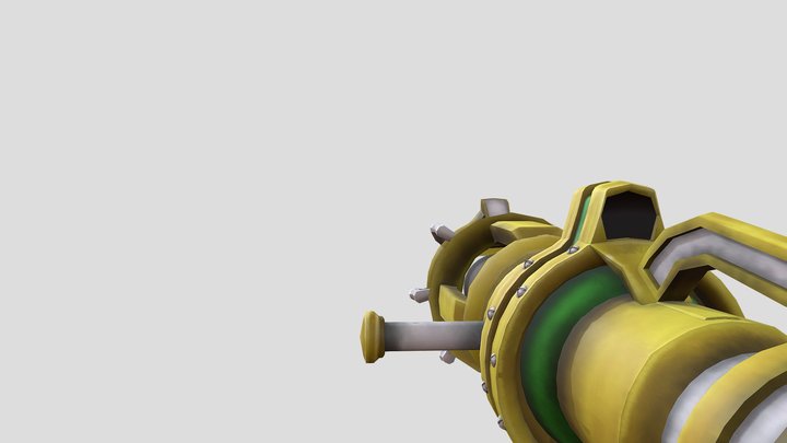 Asset pistolet acide 3D Model