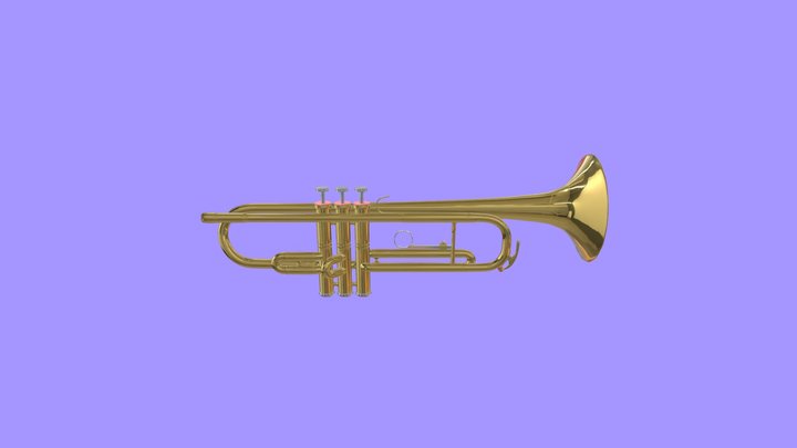 Trumpet Model 3D Model