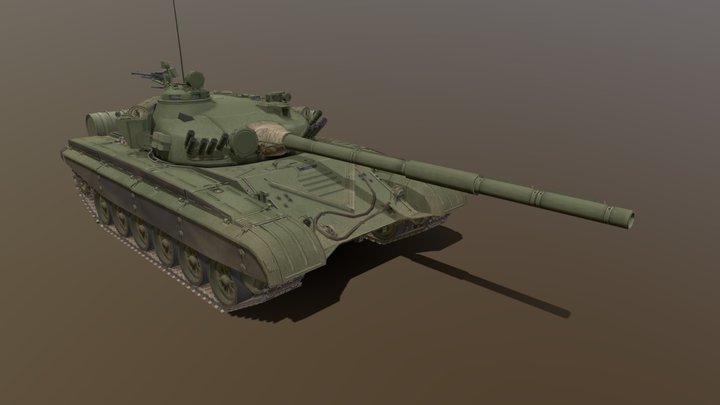 T-72A Obr. 1980 – Modelo 3D gratuito STL