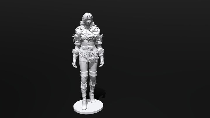 Yennefer (Witcher) 3D Model