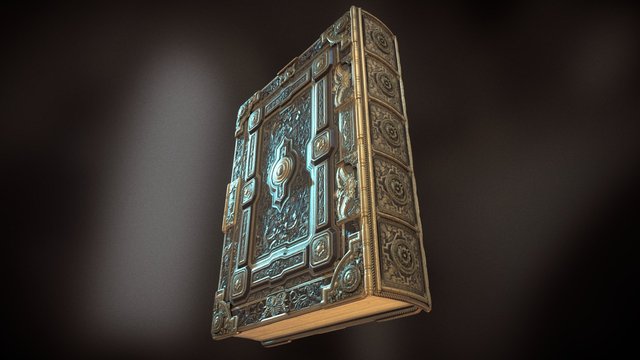 Ornate Book 3D Model