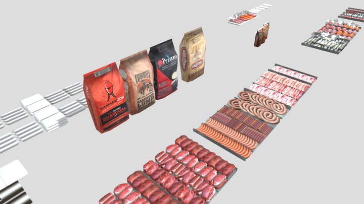 Meat Collections 3D Model