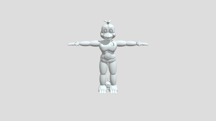 Funtime Chica 3D Model