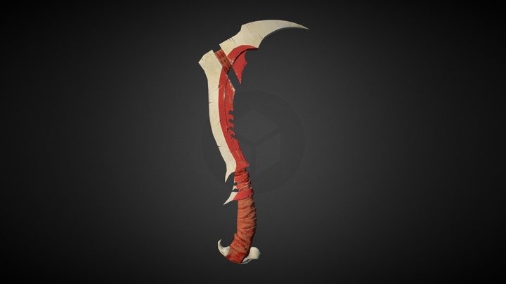 Lowpoly sword 3D Model