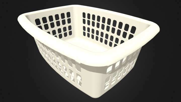 Multi-Purpose Home Storage Basket 65CM Width 3D Model