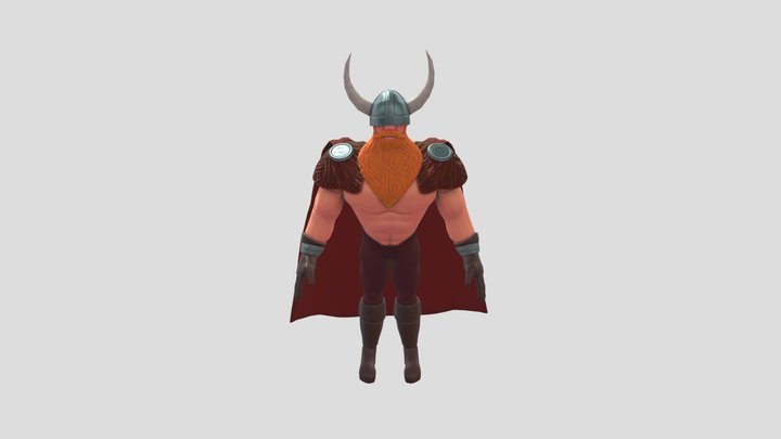 Viking Character 3D Model