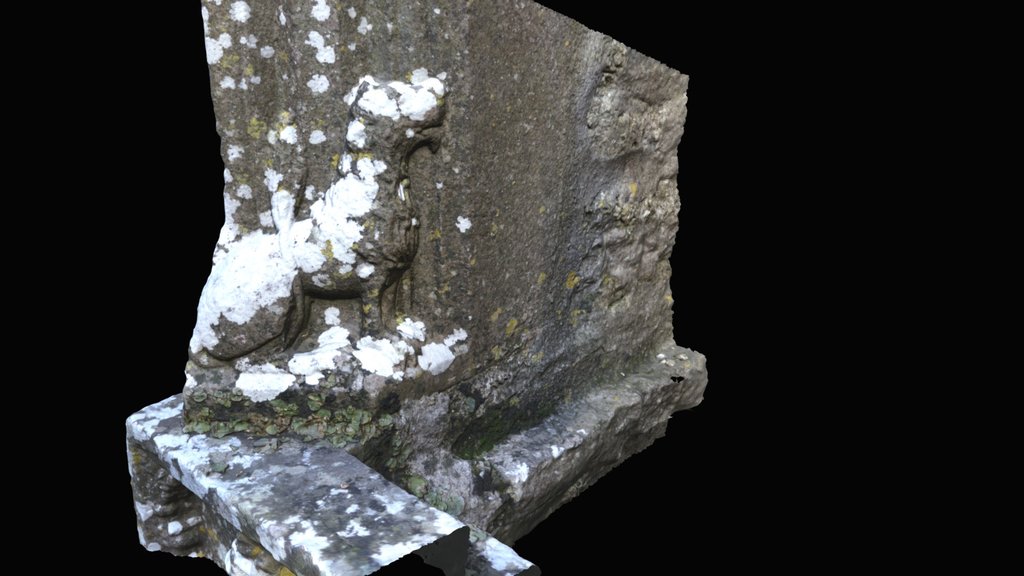 Strade Friary Wall Tomb Lion (MA070-067003-)
