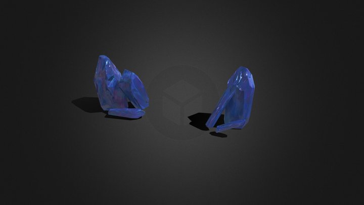 Fantasy crystals 3D Model