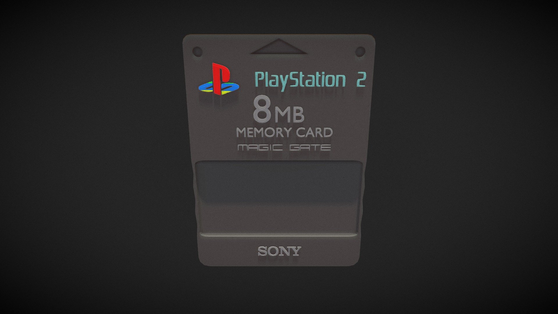 Memory Card PlayStation 2 3D model by Raphael Frei (raphafrei
