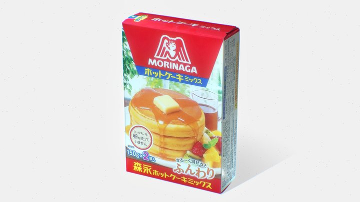 Pancake - Hotcake flour mix 3D Model