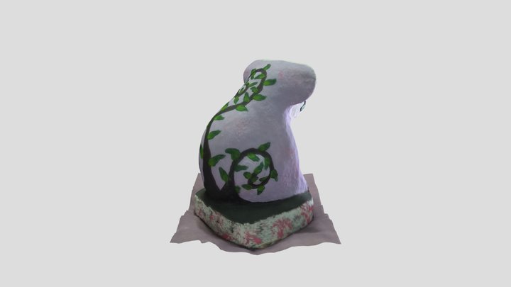 Sugar Skull Koala 3D Model