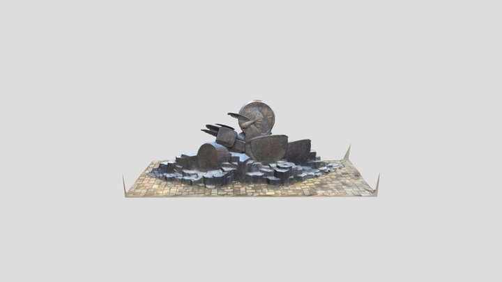 John Bonham Statue, Reddich 3D Model
