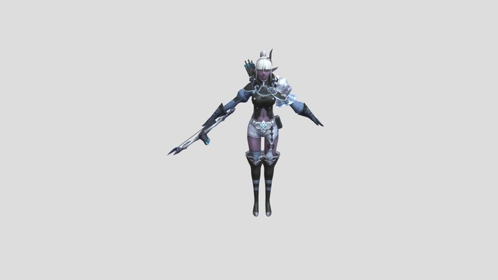 Monster_ Dark Elf_ Bow Elite_ Vari01 King's raid
