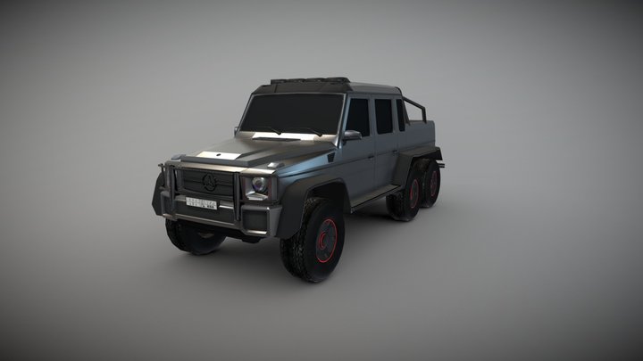 Mercedes G class 6x6 3D Model