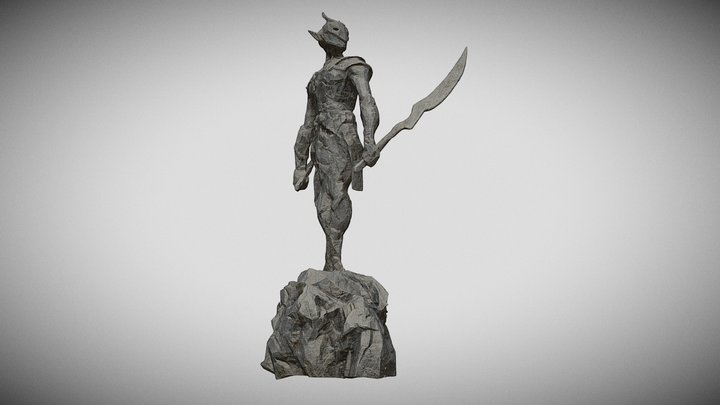 Large scale statue 03 3D Model