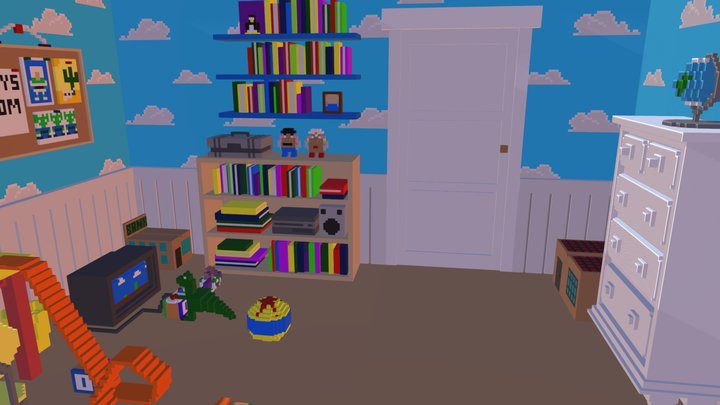 Room Andy from "Toy Story" 3D Model