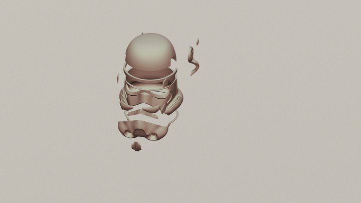 stormtrooper helmet 3D Model