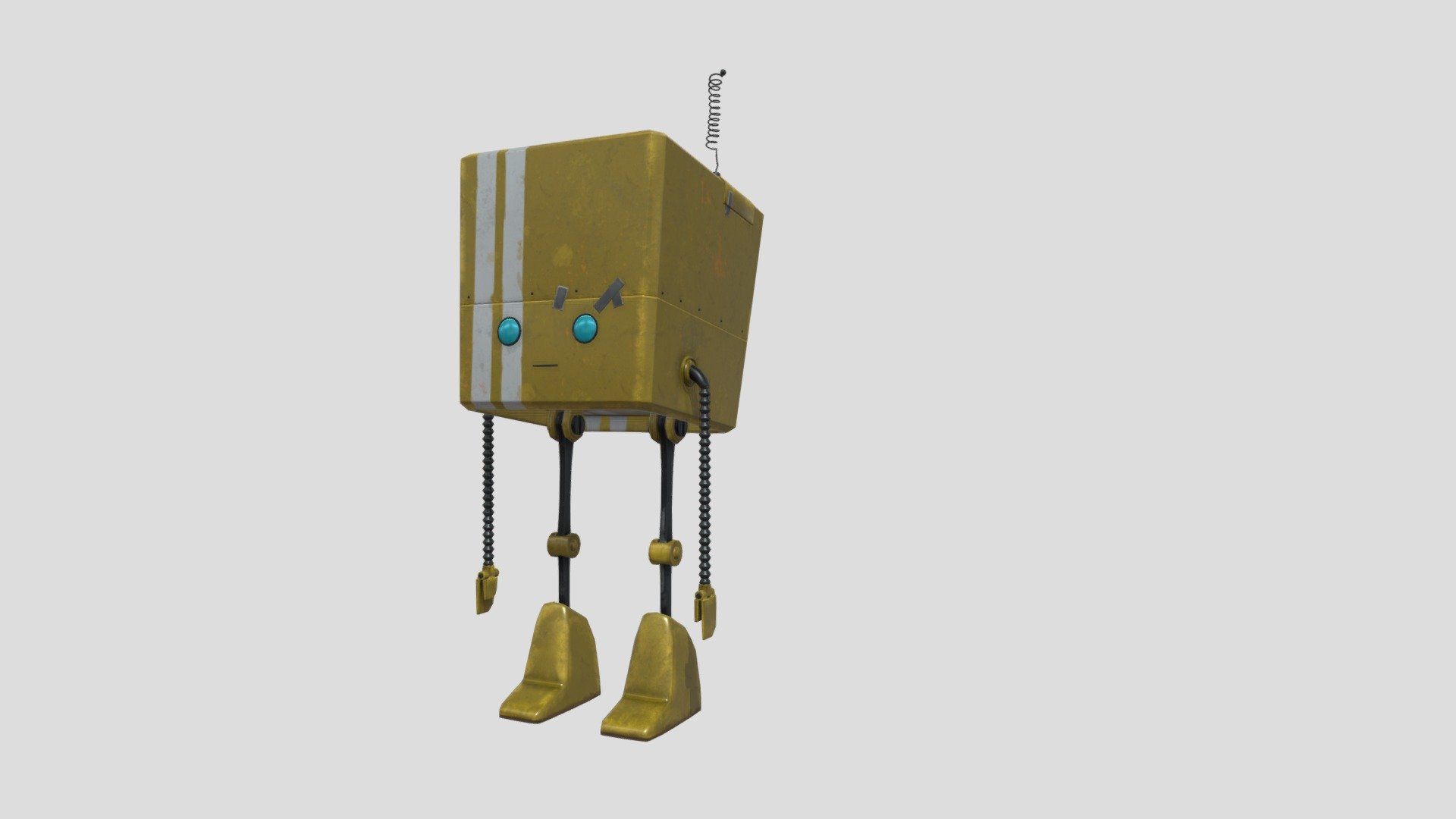 cute robot by concept @Yana Blyzniuk