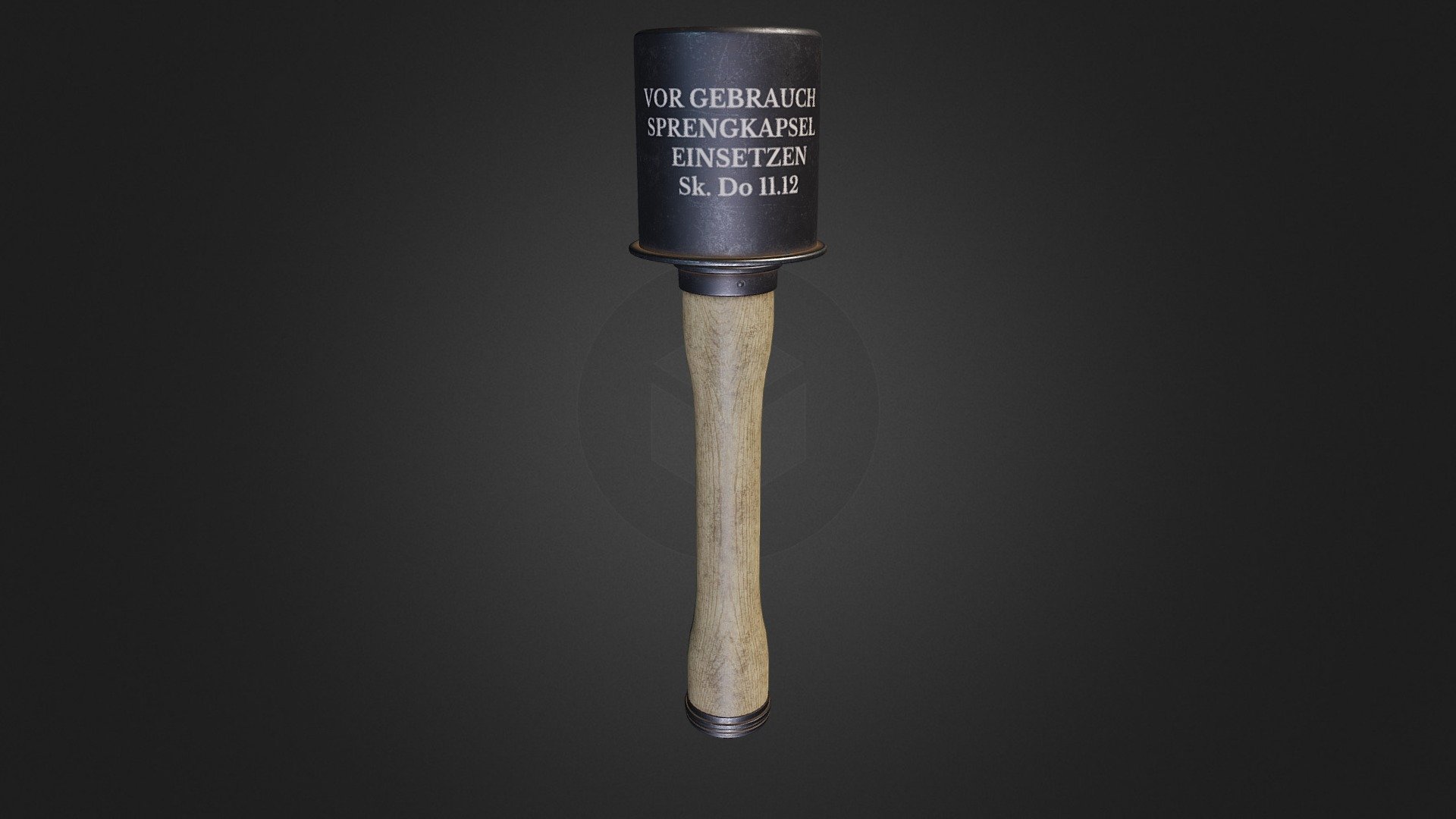 Stielhandgranate German Hand Grenade