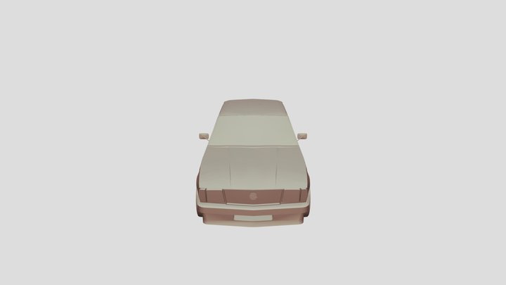 Opel Ascona B Scale1-70 lowpoly for 3D-printing