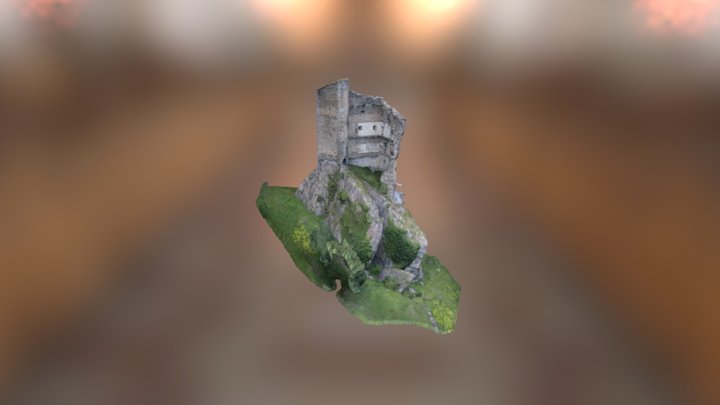 Ruine Haldenstein 3D Model