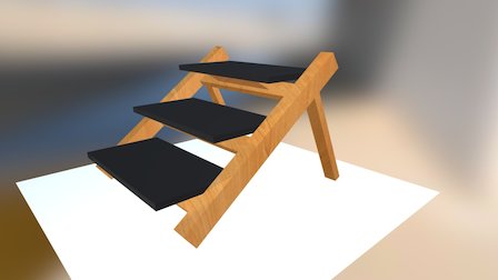 Dog Stairs 3D Model
