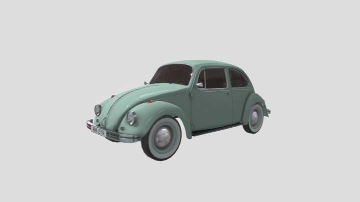 VW Beetle 3D Model