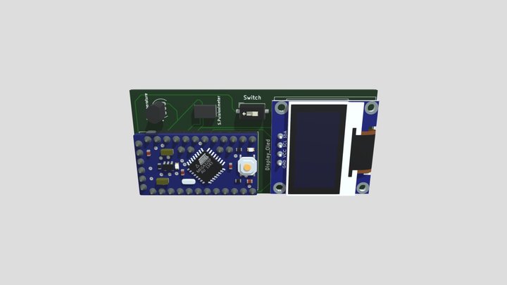 Arduino Pro Mini 3D Model