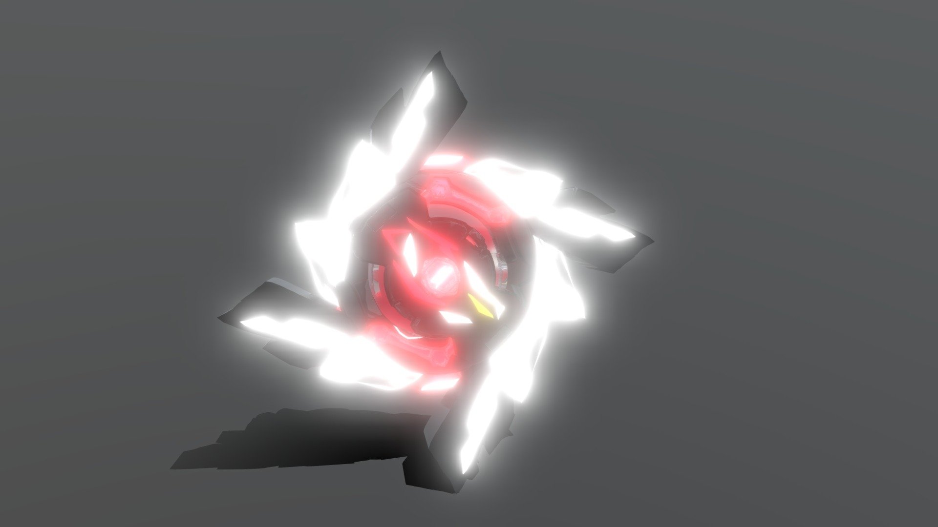Glowing GT beyblade 3D model by Josefish (josespinozareyes