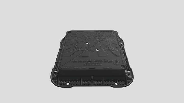 Abbey Road Custom Manhole 3D Model