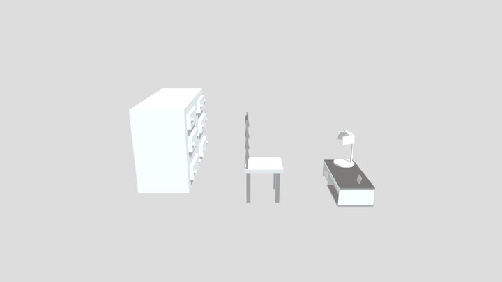 Enviroment Living Room (5 Object) 3D Model