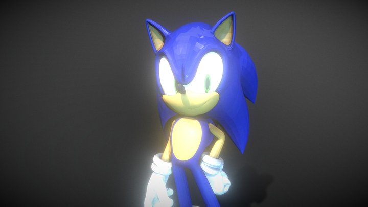 Sonic The Hedgehog 3D Model