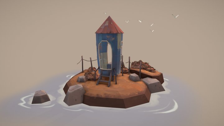 Rocket Playground 3D Model