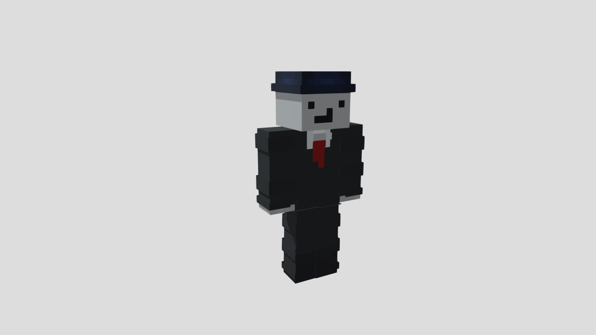 guy in tuxedo 3D model by AverageTetrisPlayer [f5706f2] Sketchfab