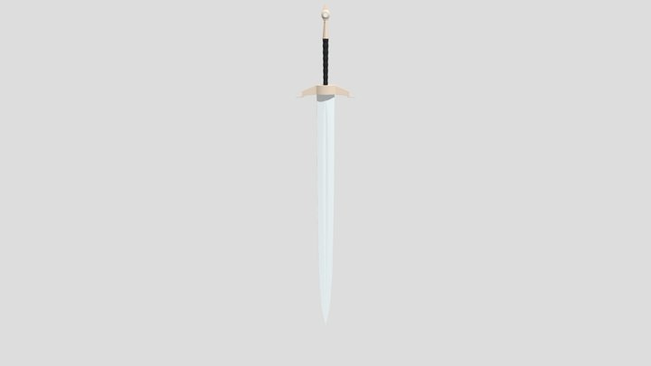 Sword No Light 3D Model