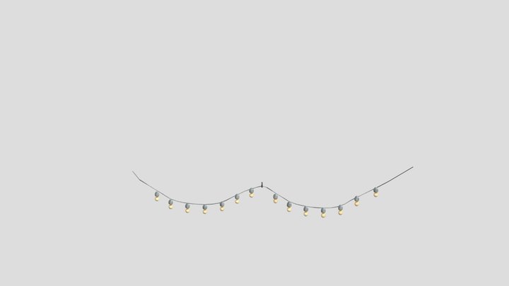 Luces Navidad (cuarto) 3D Model