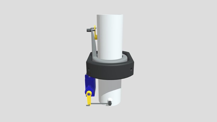 Thrust Vectoring Control TVC V1 3D Model