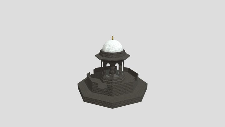 Chatrapati Shivaji Maharaj Samadhi 3D Model