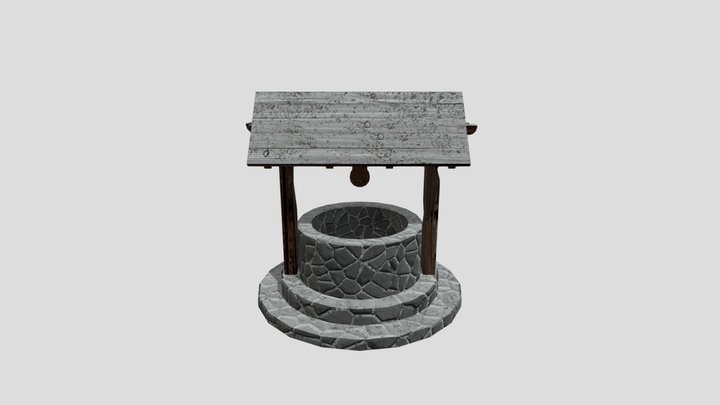 Water Well old 3D Model