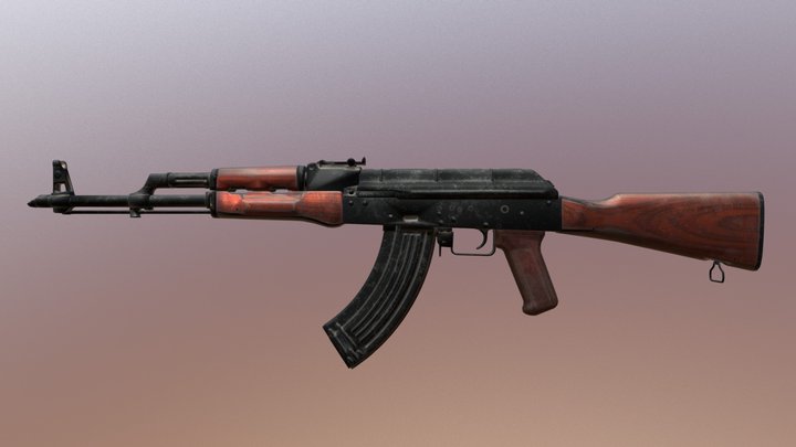 Ak 47 3D Model