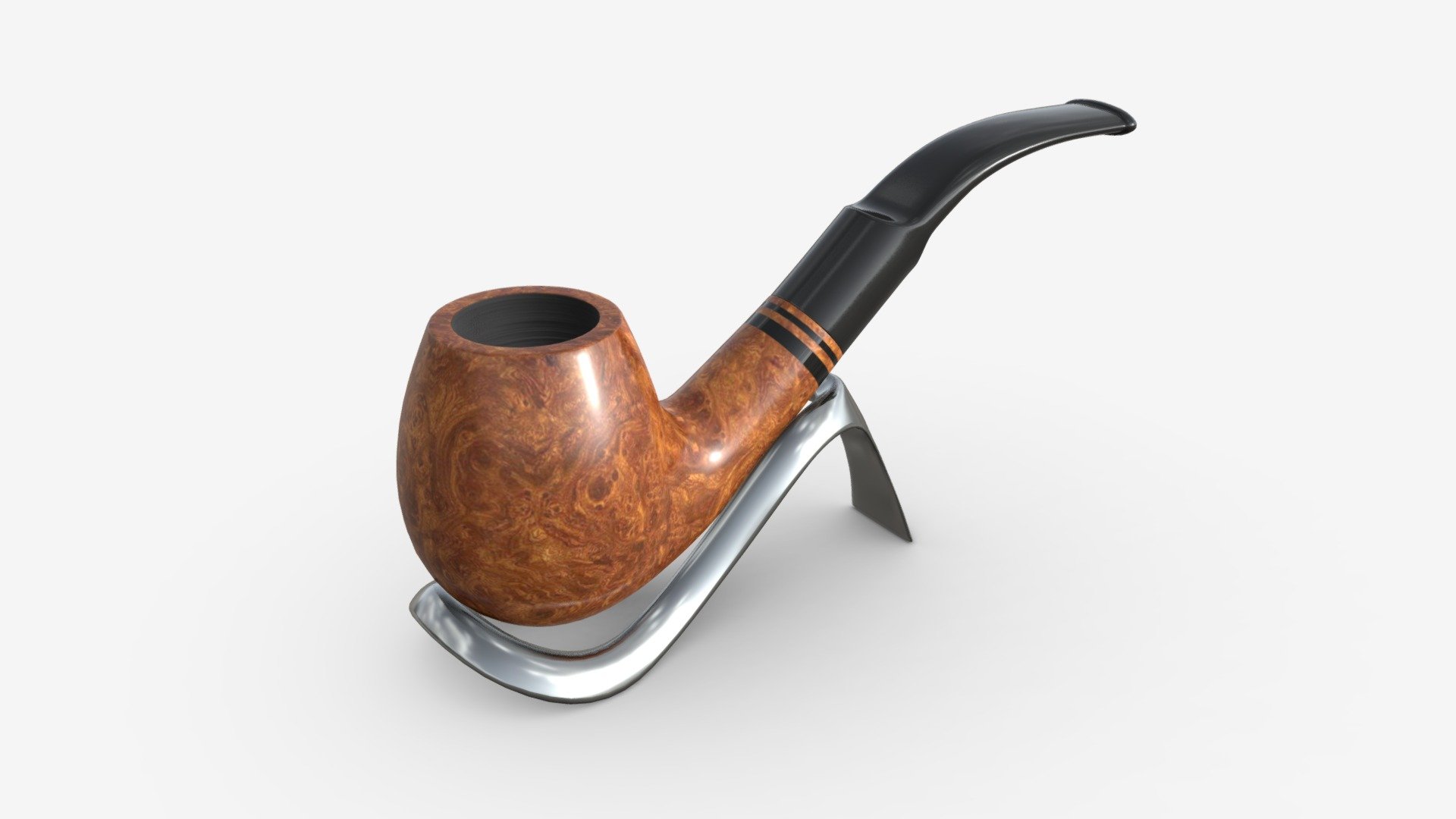 Smoking Pipe Bent Briar Wood 01 - Buy Royalty Free 3D model by HQ3DMOD ...