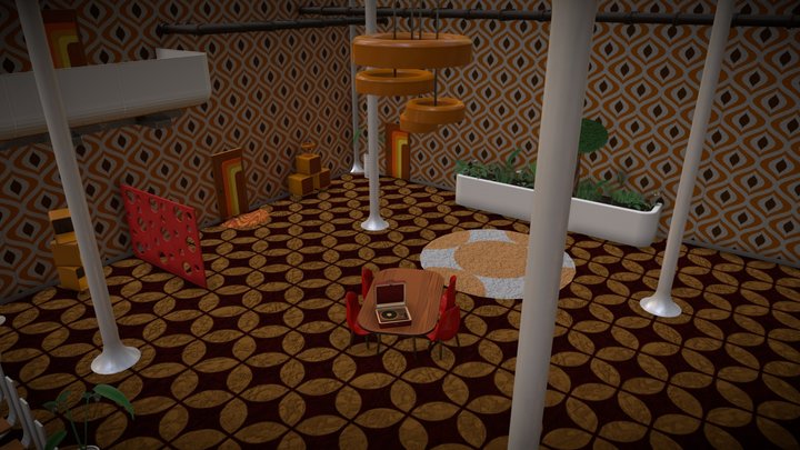 Road to 70's 3D Model