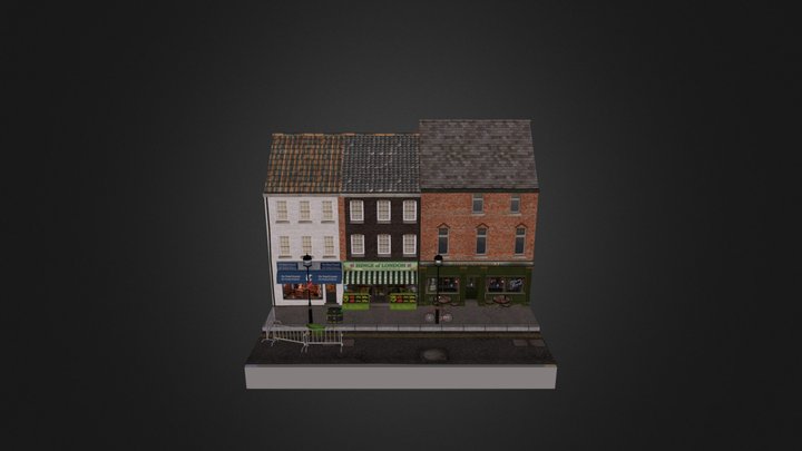 City scene (not completed) 3D Model