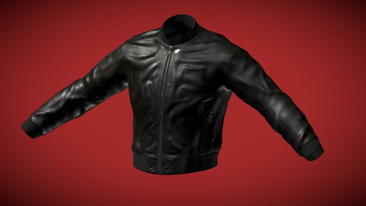 Leather Jacket 3D Model