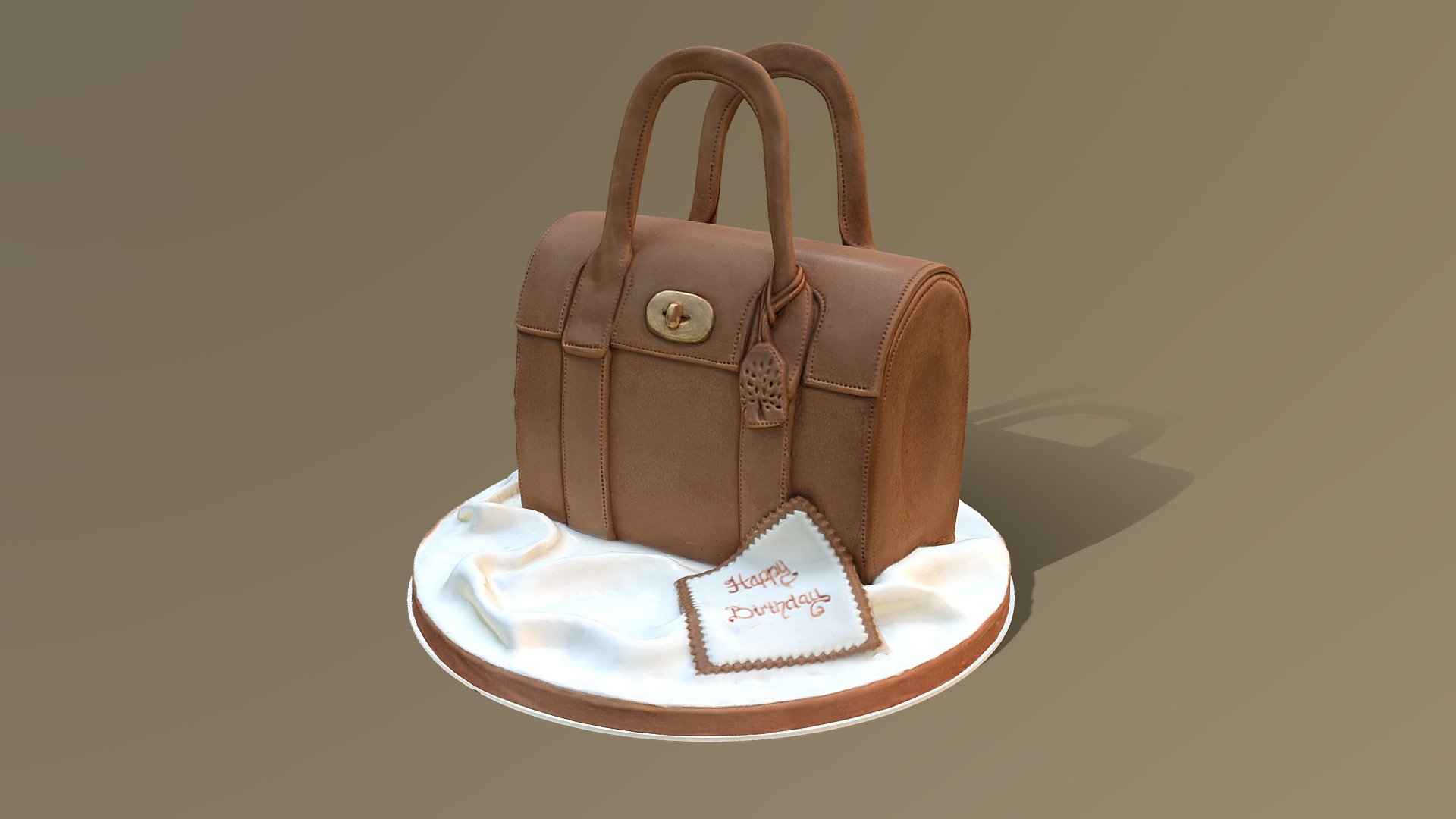 Mulberry Handbag Cake - Kimboscakes